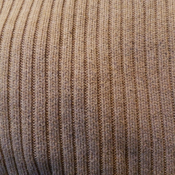 Abercrombie and Fitch 3/4 zip tan sweater - Picture 3 of 3